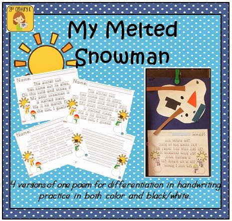 http://www.teacherspayteachers.com/Product/FREEBIE-My-Melted-Snowman-Handwriting-Practice-1645614