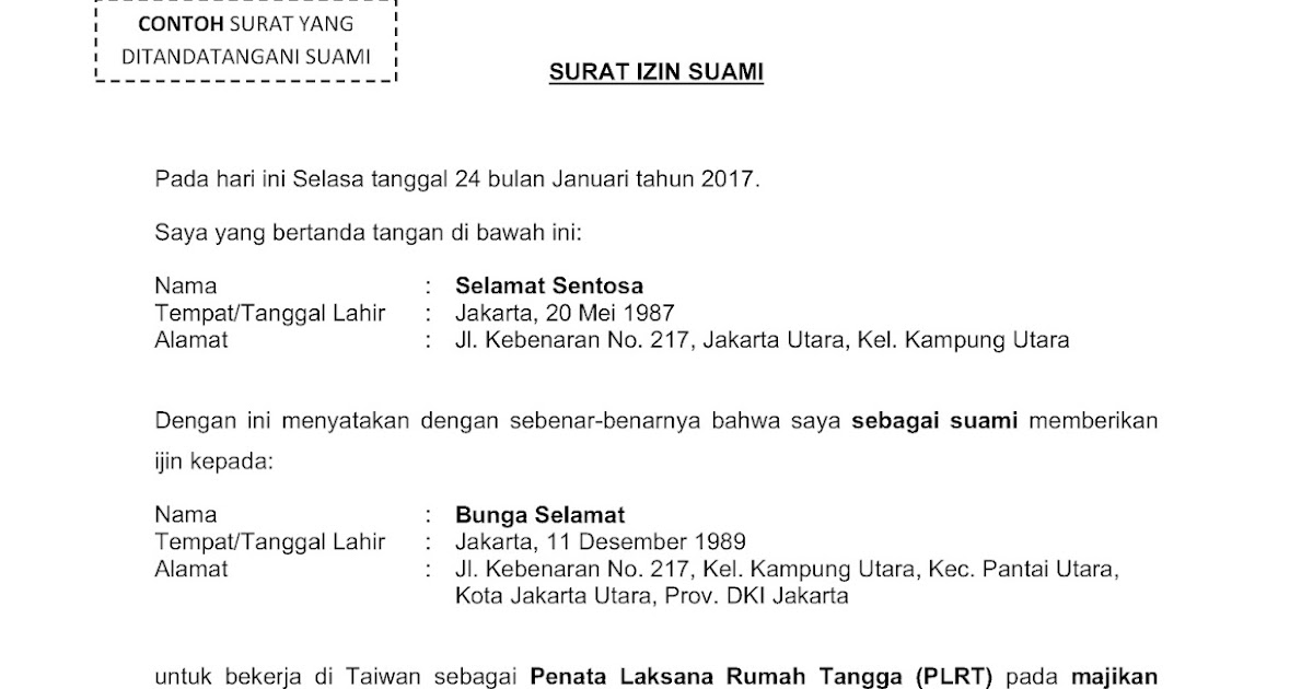 Gambar Surat Izin Orang Tua Doylc Asia