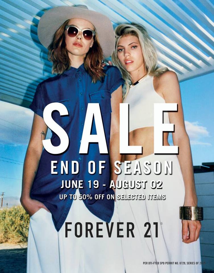 Manila Shopper: Forever 21 End of Season SALE: June-Aug 2015