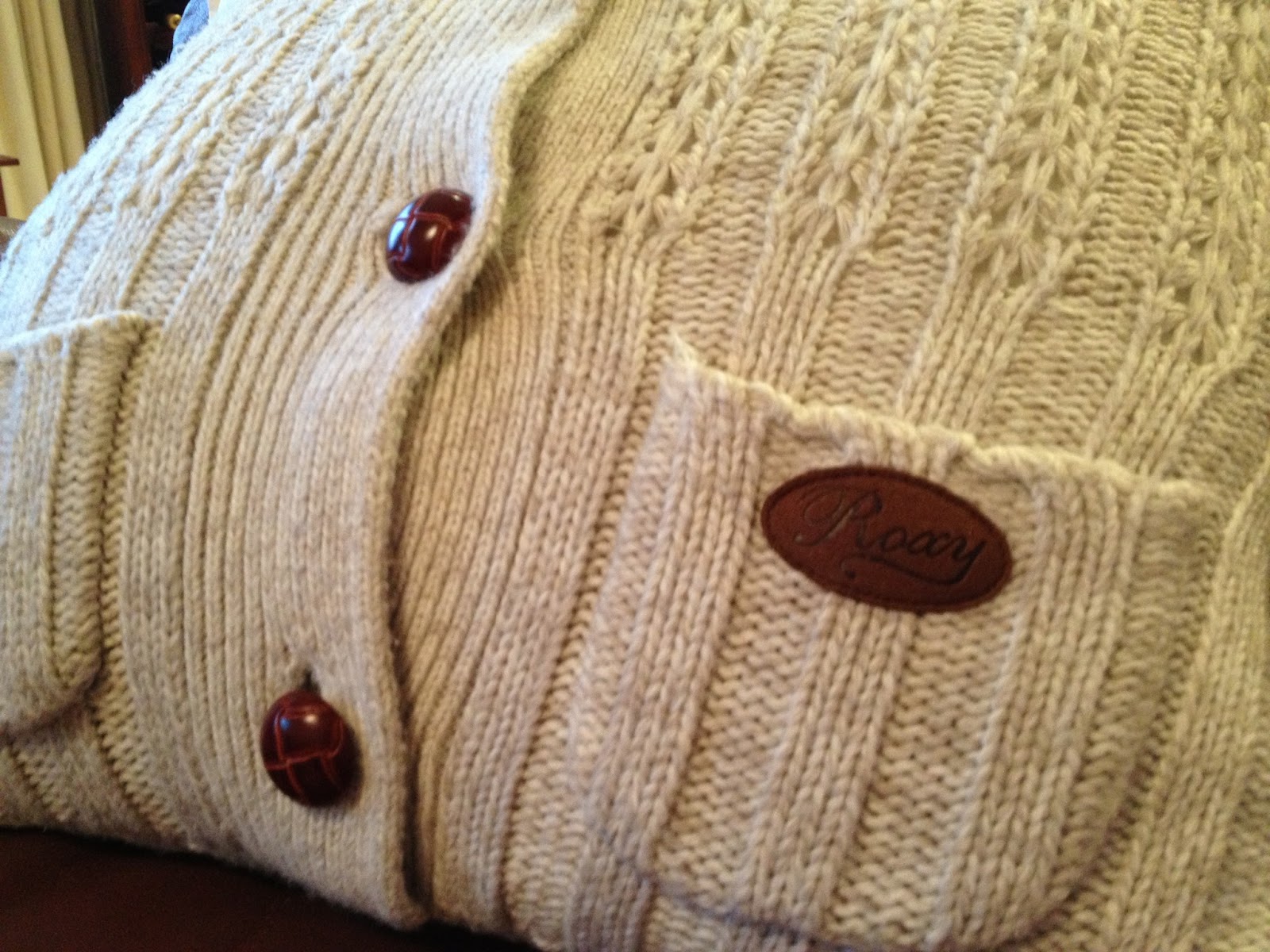Simply Joolz Cardigan Cushion