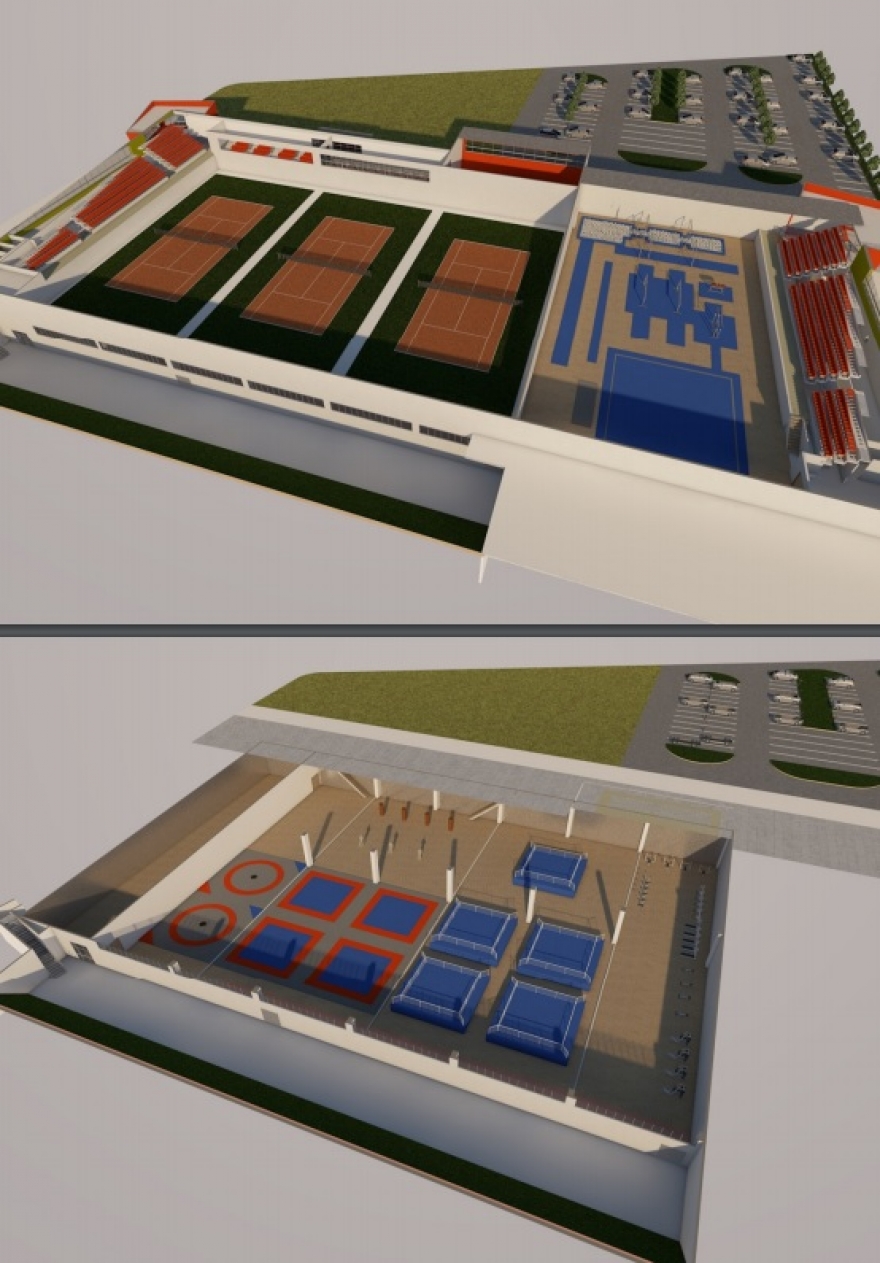 SC Boris Trajkovski baut neue Tennis und Kampfsporthalle