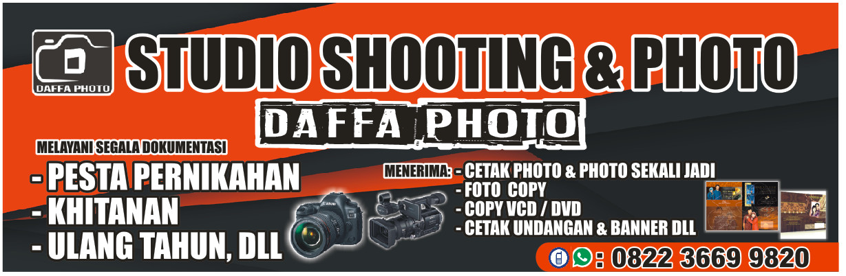 Download Banner Studio Shooting Photo Format Cdr