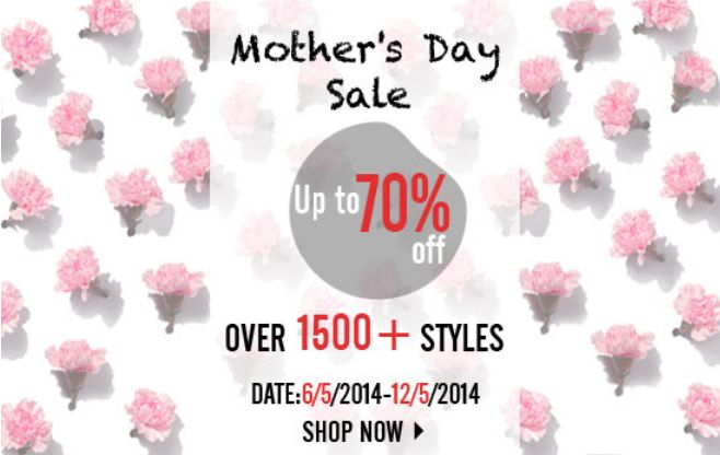 romwe  mother's day sale