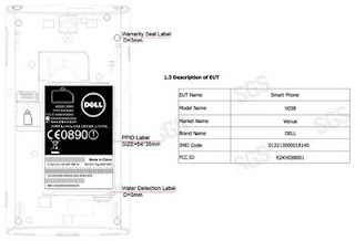 Dell Venue (Thunder) Passes FCC