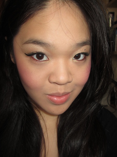 The Blackmentos Beauty Box: FOTD: Ice Golden eyes with bronze liner and ...