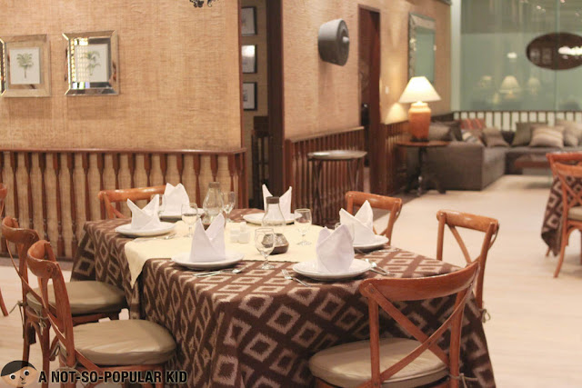 Interior and dining area of Balesin Islander Restaurant