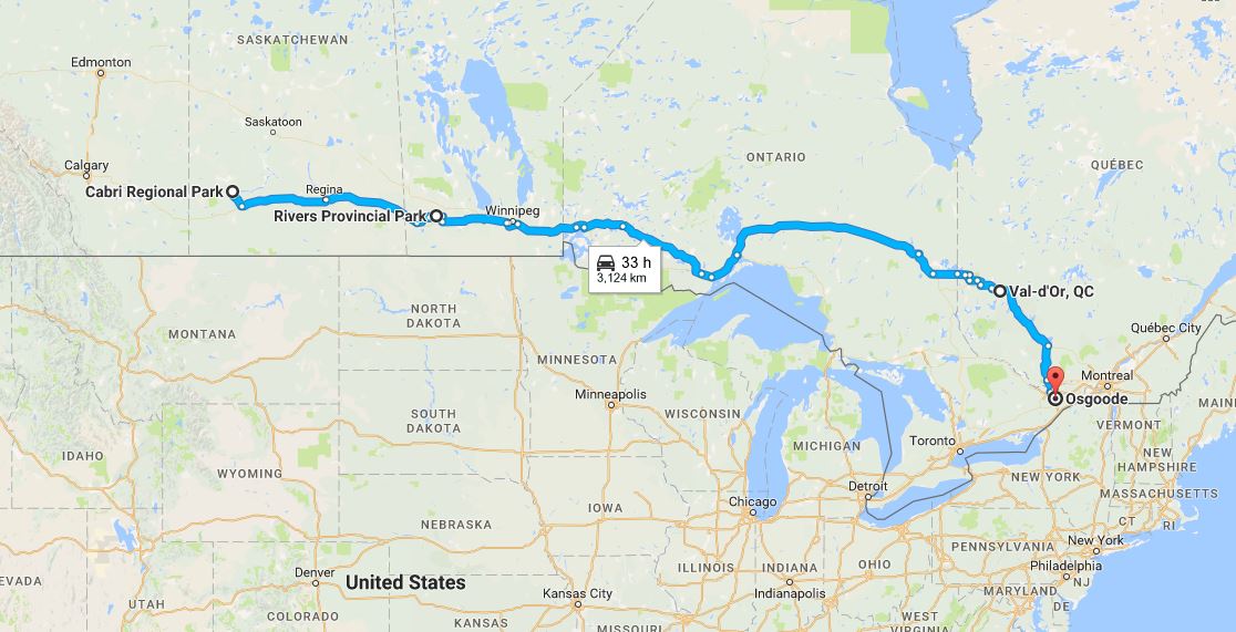 Travel with Kevin and Ruth And we're off!