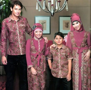 Model Baju Batik Couple Ibu Dan Anak Perempuan