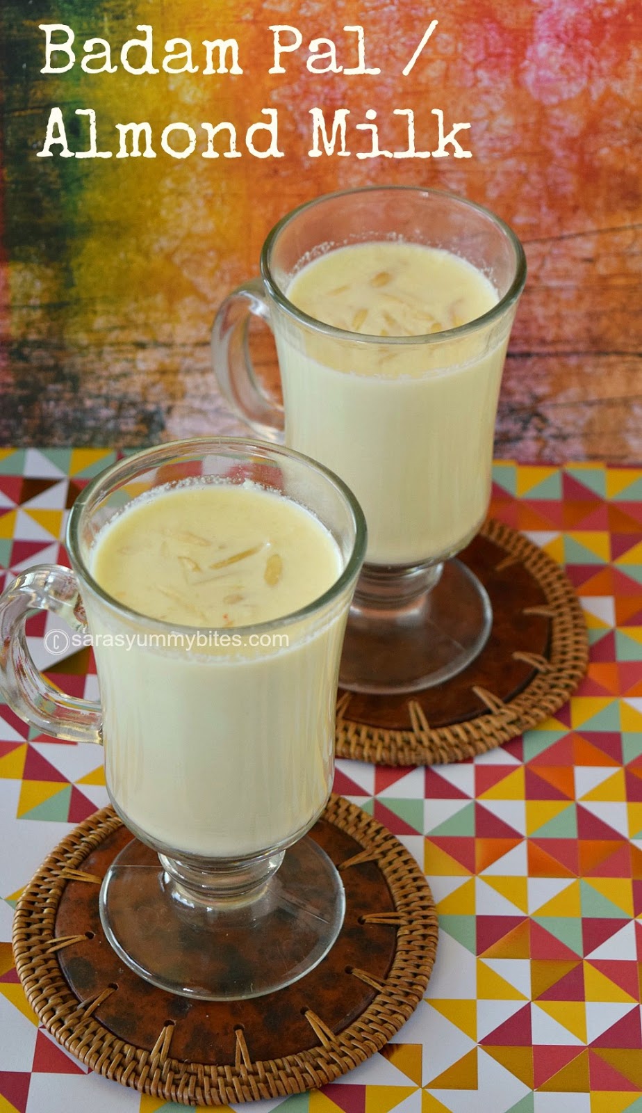 Badam Pal / Almond Kheer SarasYummyBites