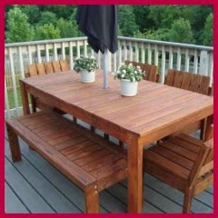 MESA DE COMEDOR PARA TERRAZA