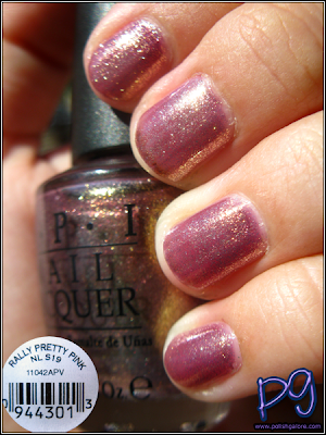 pink rally opi pretty nail polish sun
