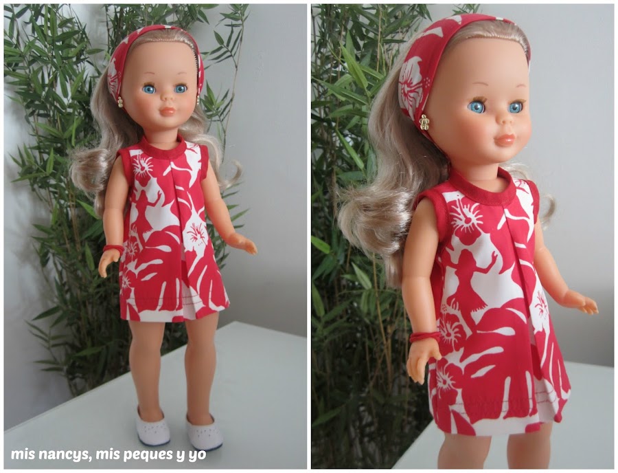 mis nancys, mis peques y yo, conjunto vestido playero nancy