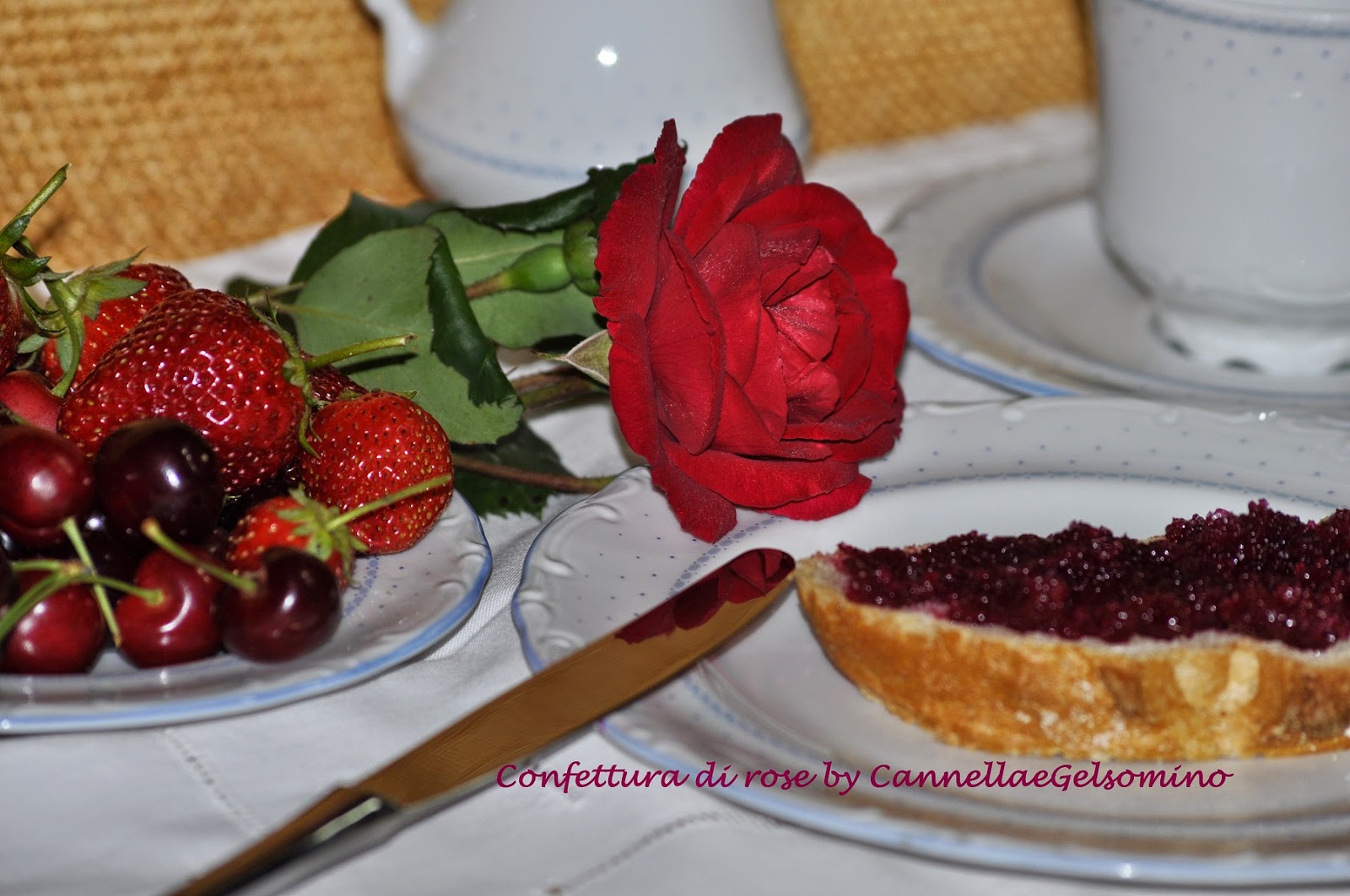 confettura di rose rosse