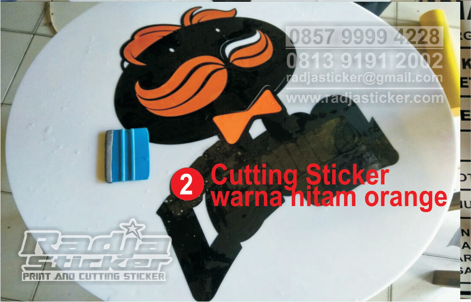 Cutting Stiker Logo Neonbox Cutting Stiker Tempat Cutting Stiker Murah Radja Sticker
