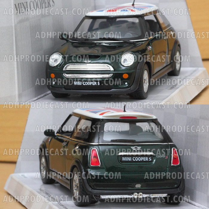 Miniatur Mobil Mini Cooper S England Flag Miniatur Mobil Mini Cooper S England Flag