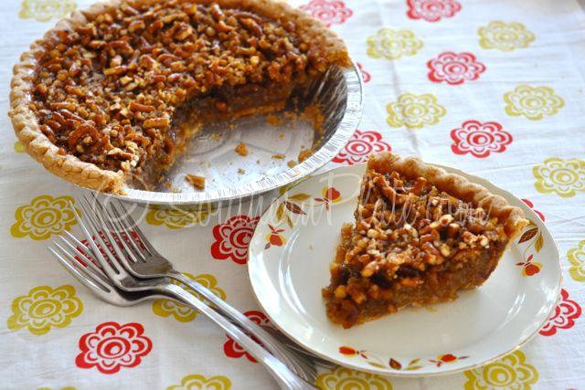 Faux Pecan Pie recipe from Southern Plate