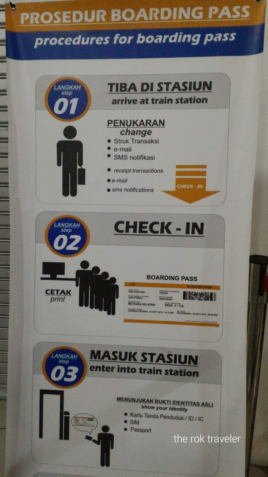 Cara Check In dan Cetak Boarding Pass di Stasiun Kereta Api - Asik Liburan
