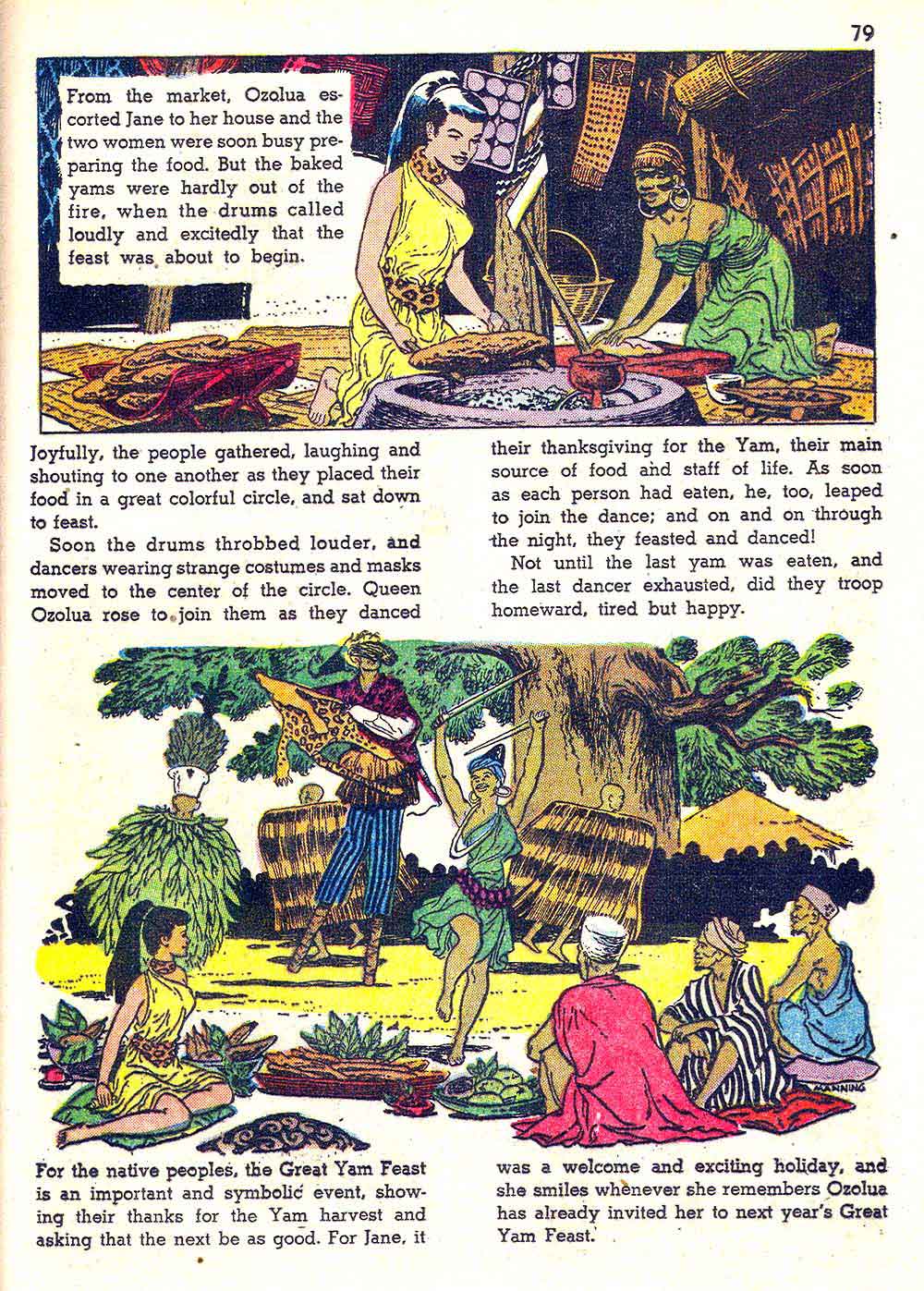 Tarzan's Jungle Annual v1 #4 - Russ Manning dell silver age comic book page art