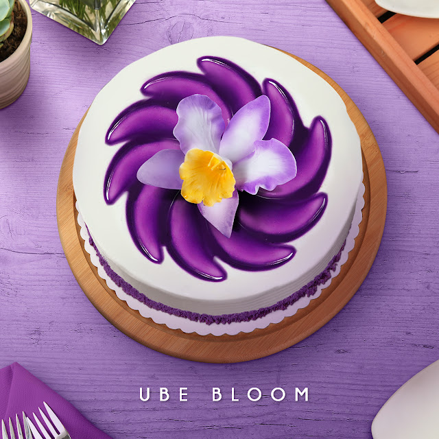 Ube Bloom's Cake Red Ribbon Cake Creations Snaps and Ganaps