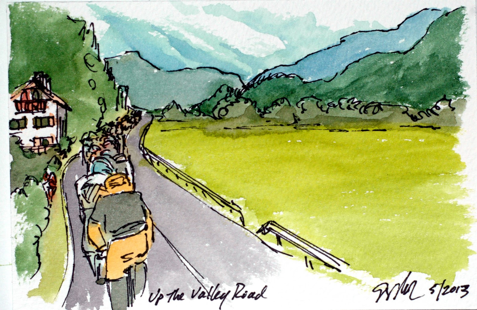 The Art of Cycling Giro Day Twenty Two Up the Valley Road