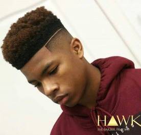 Tall Natural Curls + High Fade + Side Hard Part Model Rambut Pendek Pria Terpopuler Rekomendasi Barber Shop Ternama