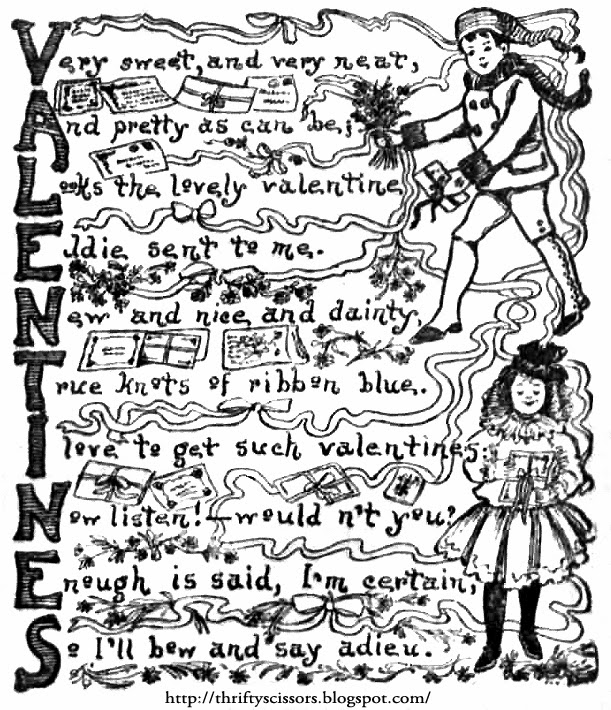 A Valentine Acrostic Thrifty Scissors