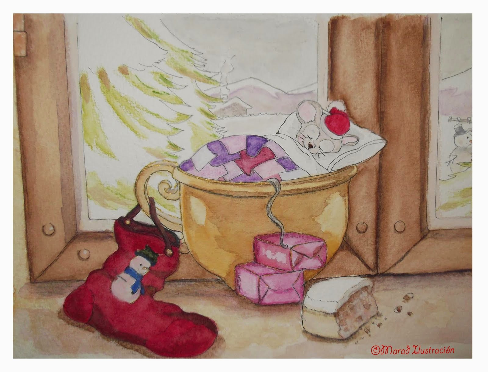 EL RATONCITO Y EL MUÑECO DE NIEVE