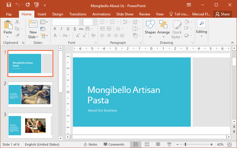 how to make a presentation on powerpoint 2016