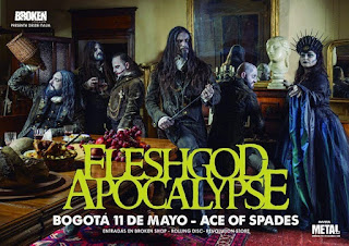 Concierto de Fleshgod Apocalypse en Bogotá 2019