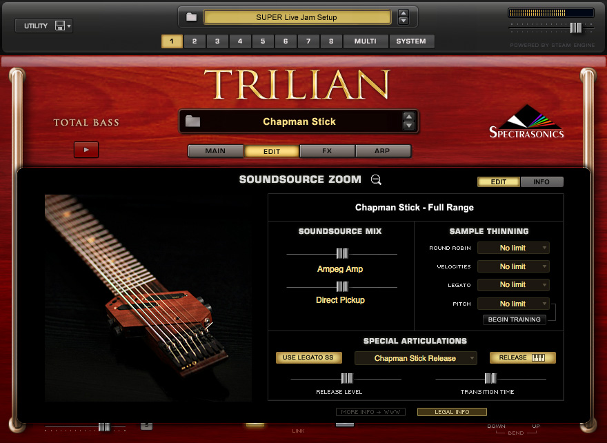 Spectrasonics Trilian Bass v1.4.1d + actualización 1.4.3