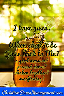 When shall it be given back to me?