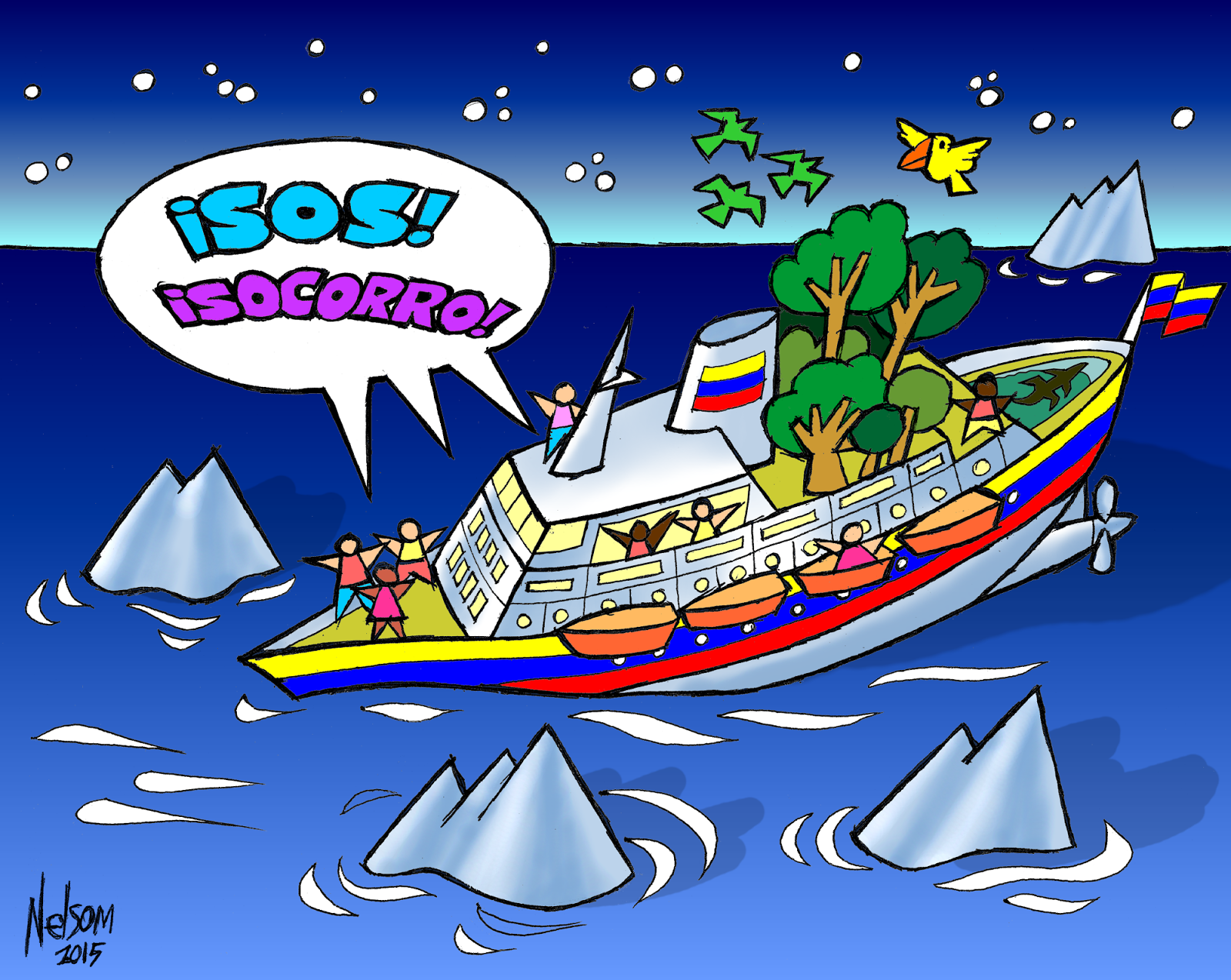 Palabras al viento: Nuestro barco tricolor
