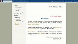 Relaxation Blogger Template Relaxation Blogger Template