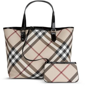 large burberry tote