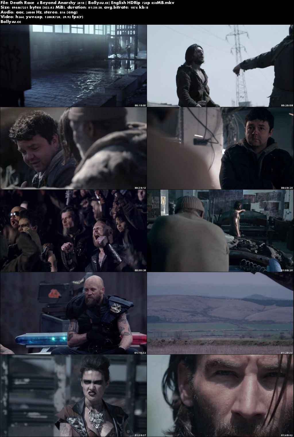 Death Race 4 Beyond Anarchy 2018 HDRip 350MB English 480p Download Death Race 4 Beyond Anarchy 2018 HDRip 350MB English 480p Download