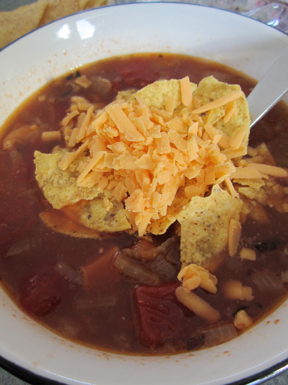 Random Recipes (and Ramblings): Chicken Tortilla Soup