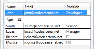 WPF DataGrid RowDetailsTemplate - Code Arsenal