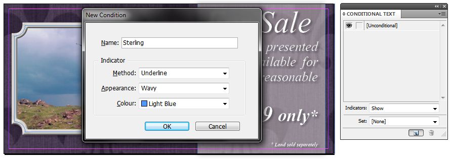 Adventures with InDesign: The joy of (conditional) text