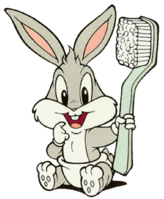 Заяц с зубами картинка