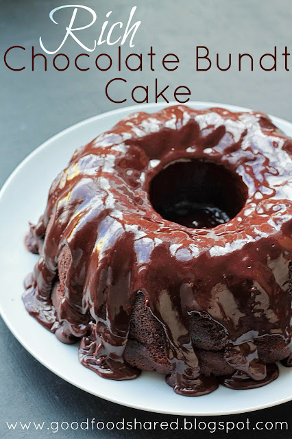 Rich Chocolate Bundt Cake, easy sour cream cake that will having you coming back for more. Good Food Shared