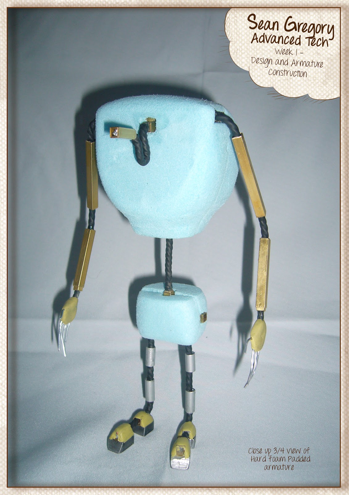 Sean Gregory Animation: Week 5: Puppet Making (Padding, Skinning ...
