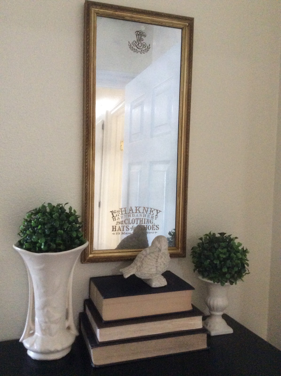 Fresh Vintage by Lisa S How to do a Reverse Stencil Technique on a DIY