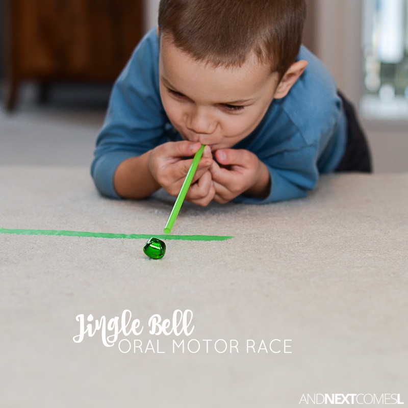 Christmas Oral Motor Sensory Game Using Jingle Bells And Next Comes L