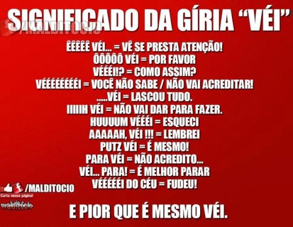 Estudamos on line: Gíria parte I : Vey ou Vei