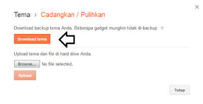 Cara back up template blogger