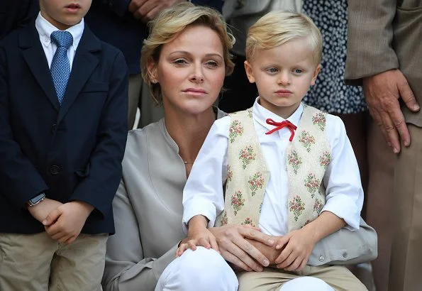 Prince Albert, Princess Charlene, Crown Prince Jacques and Princess Gabriella attended the traditional Monaco's picnic