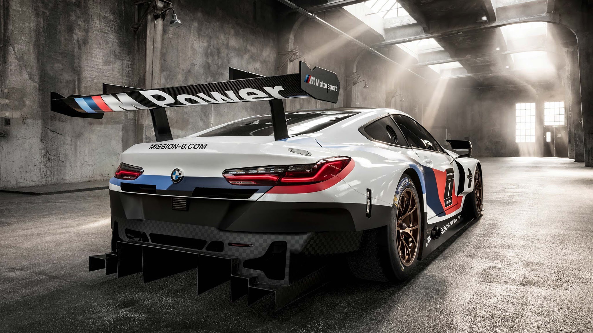 Bmw M8 Gte Race Car Wallpaper