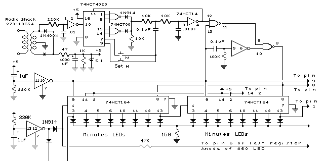 72 LED Clock | Diagram for Reference