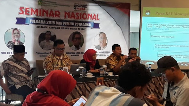 KPU Ingatkan Bahaya 'Hoax' Jelang Pilkada dan Pemilu 2019 