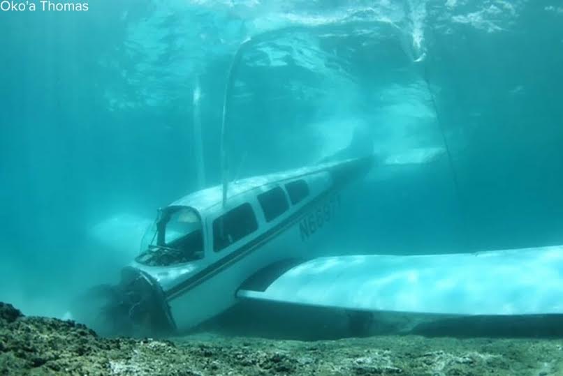 Photos Pilot & Passenger in a small plane survive after a crash into